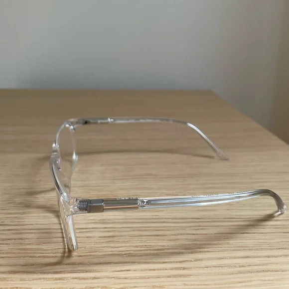 Philippe Starck Clear Glasses with Black Case